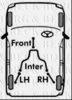 BORG & BECK BKB3344 Cable, parking brake